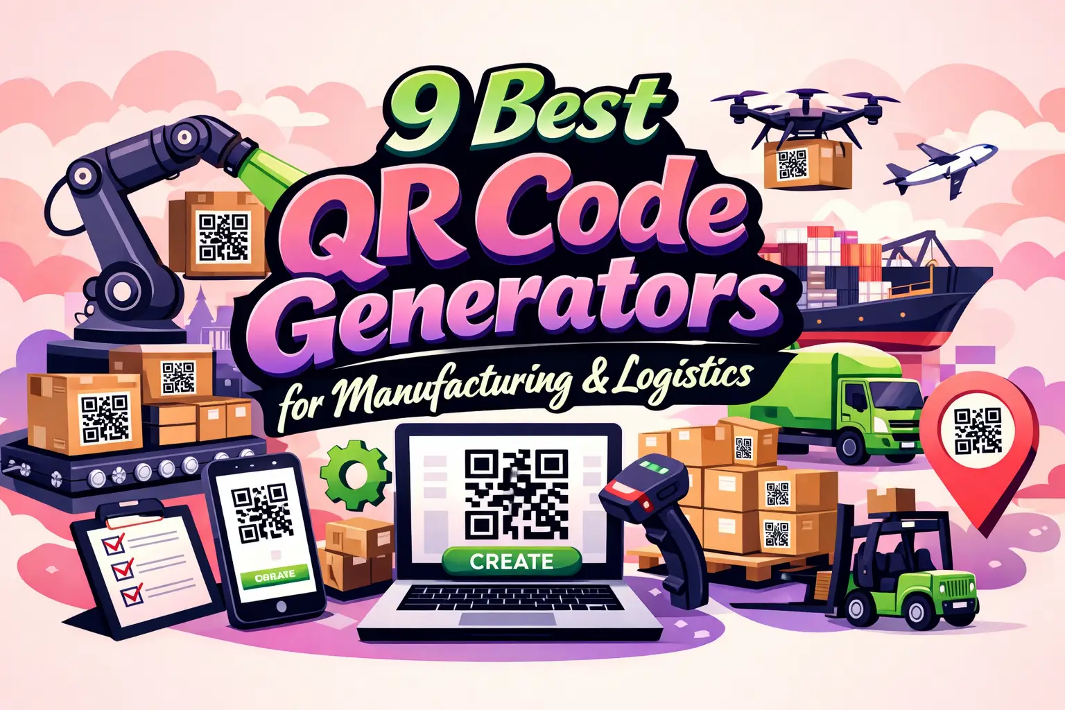 9 Best QR Code Generators for Manufacturing & Logistics 2026