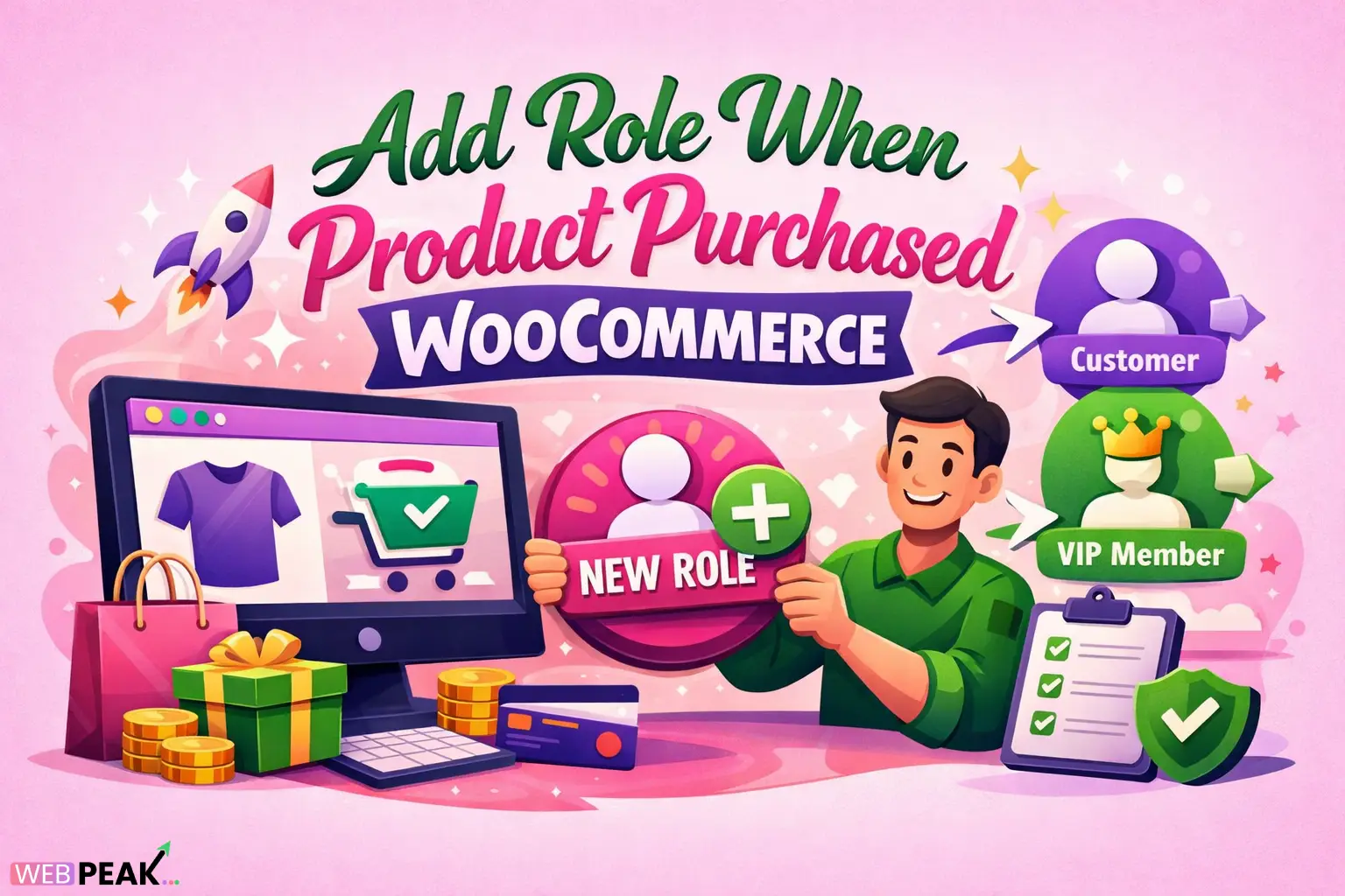 Add Role When Product Purchased WooCommerce