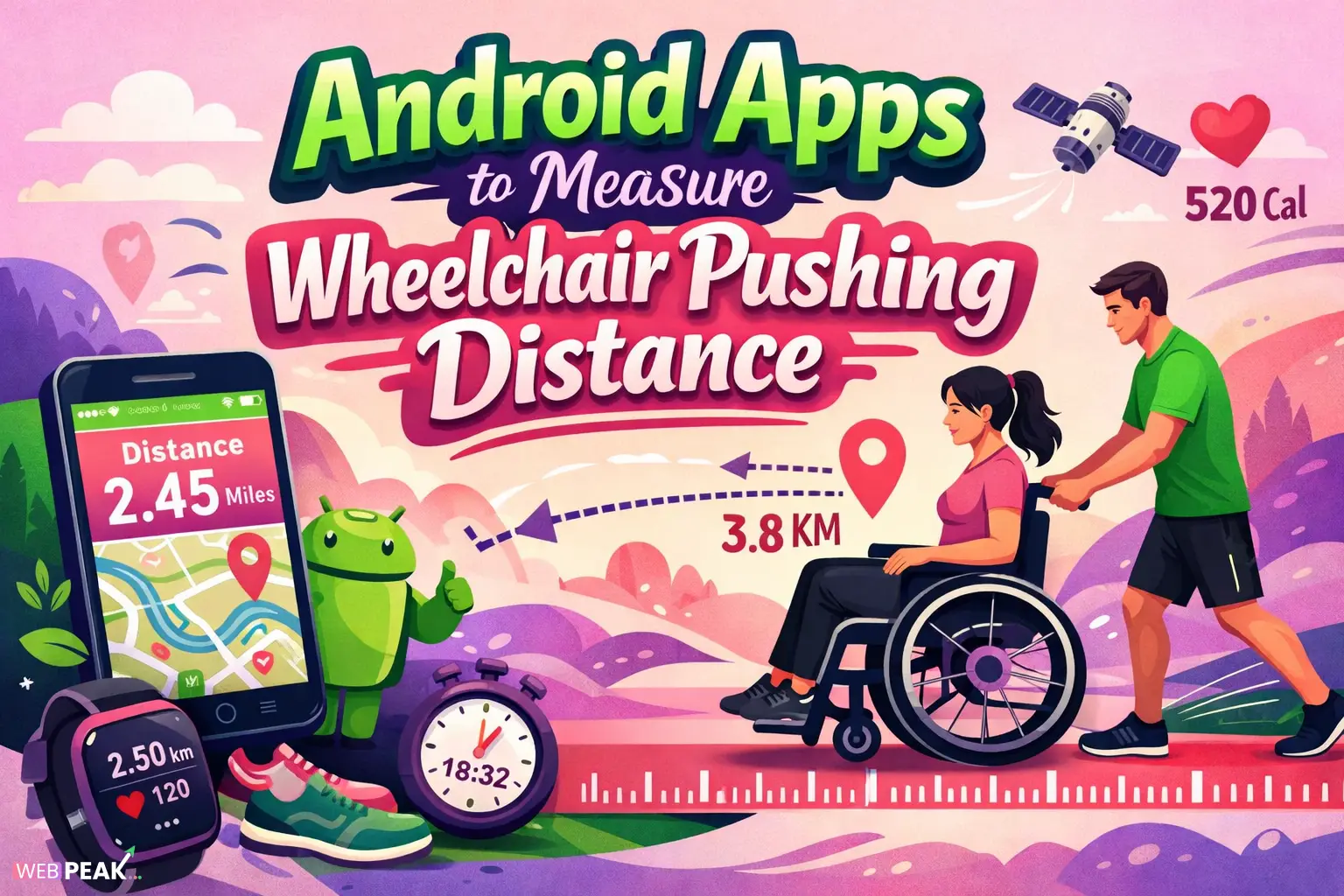 Android Apps to Measure Wheelchair Pushing Distance