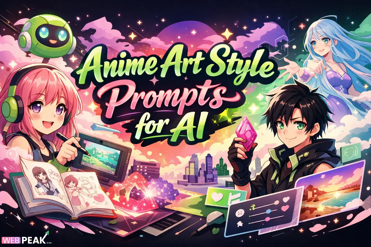Anime Art Style Prompts for AI