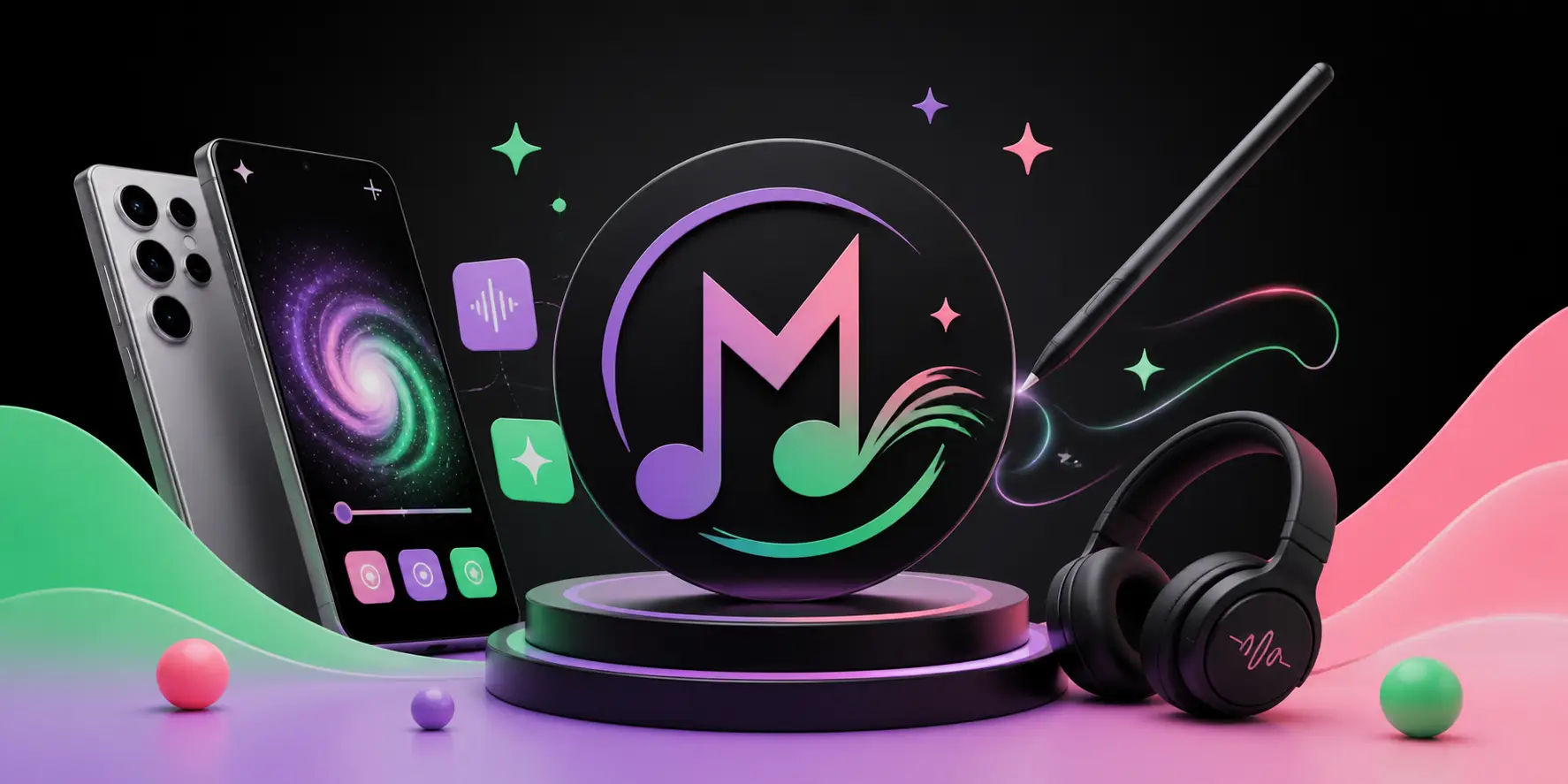 Best Platform on Galaxy AI to Make A Musicartsit Logo