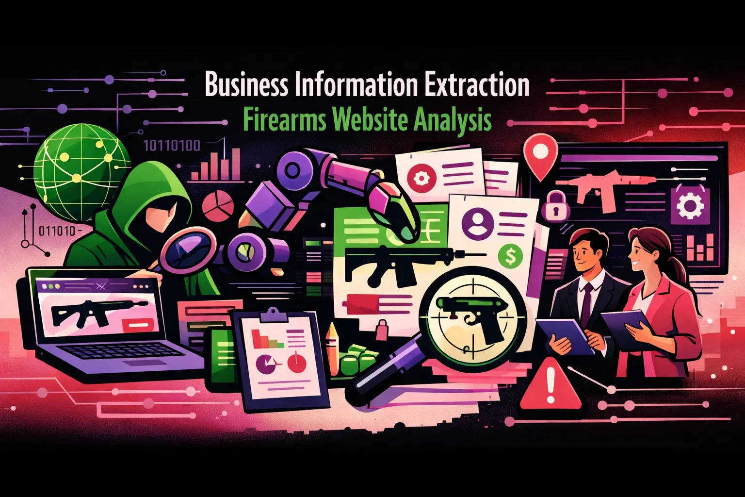 Business Information Extraction Firearms Website Analysis