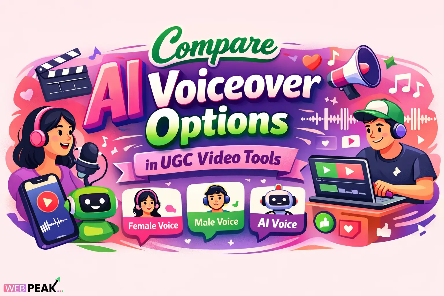 Compare AI Voiceover Options in UGC Video Tools