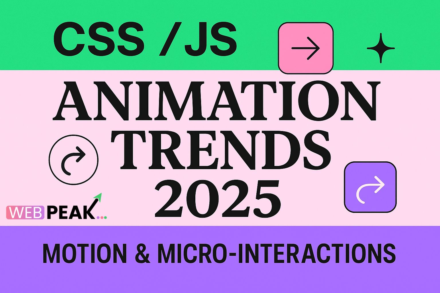 CSS / JS Animation Trends 2025: Motion & Micro-Interactions 