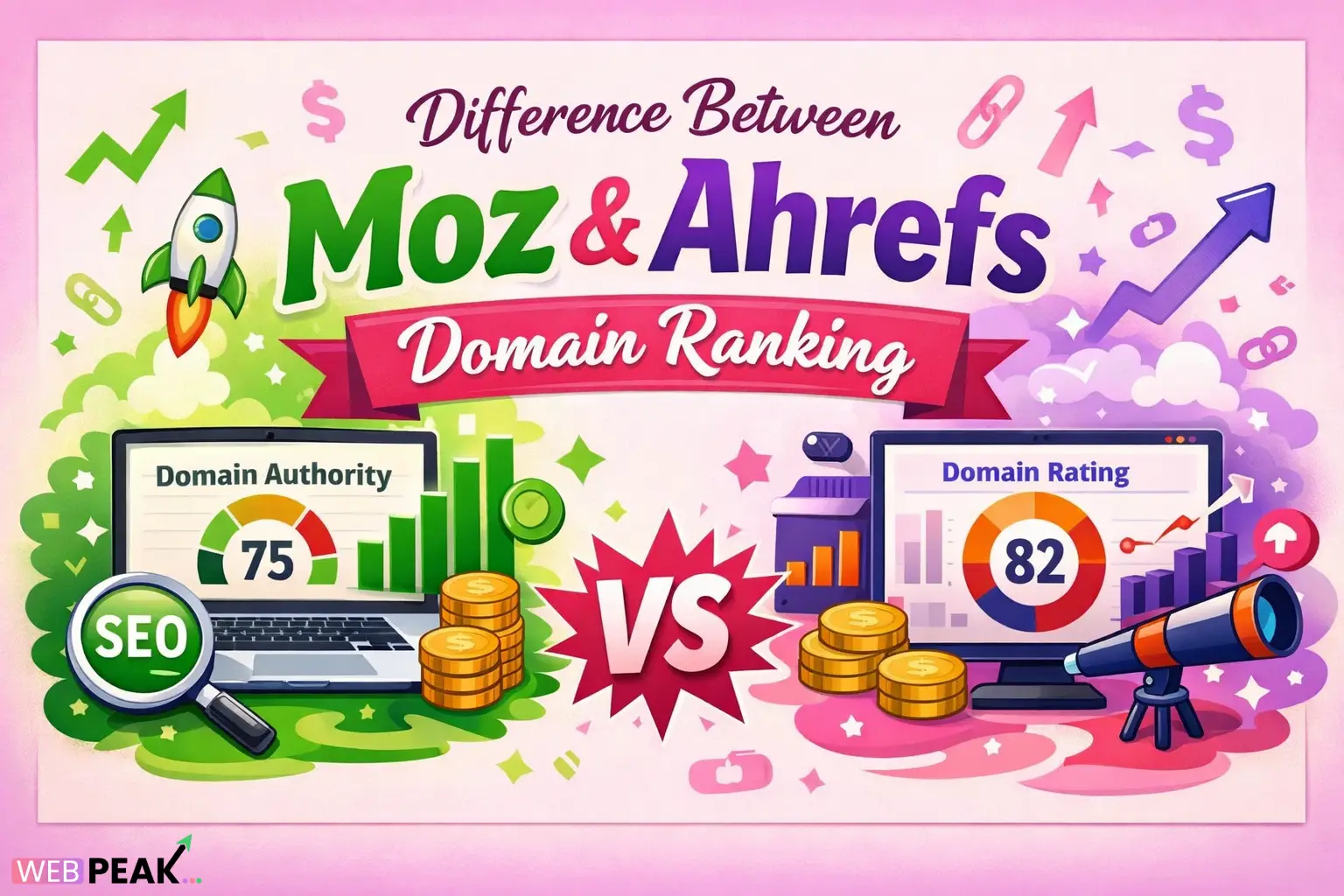 Difference Between Moz and Ahrefs Domain Ranking