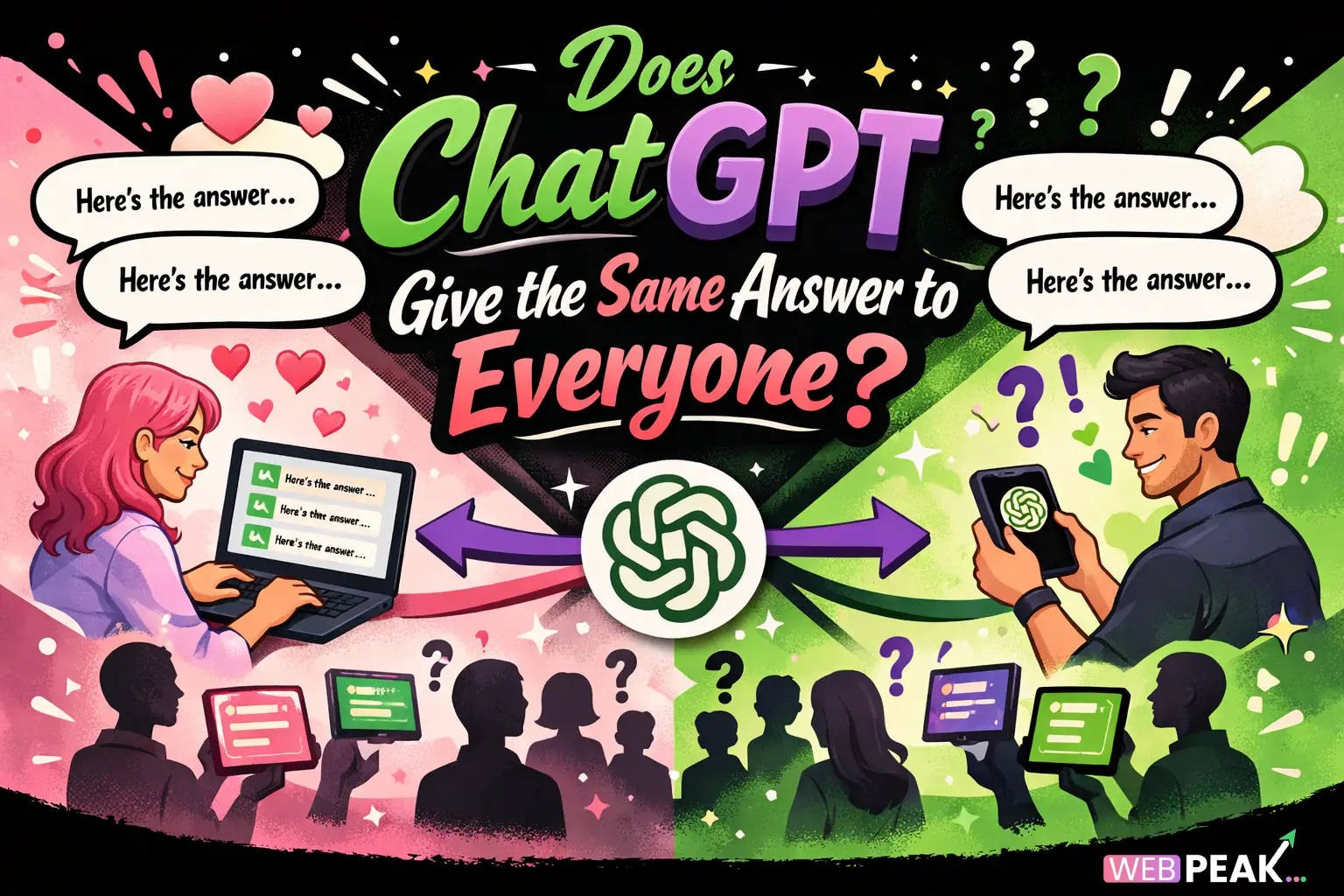 Does ChatGPT Give the Same Answer to Everyone