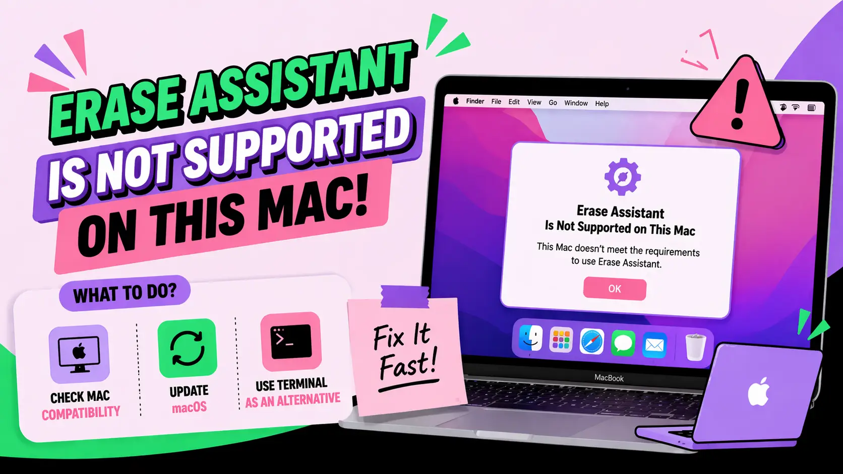 Erase Assistant Is Not Supported on This Mac