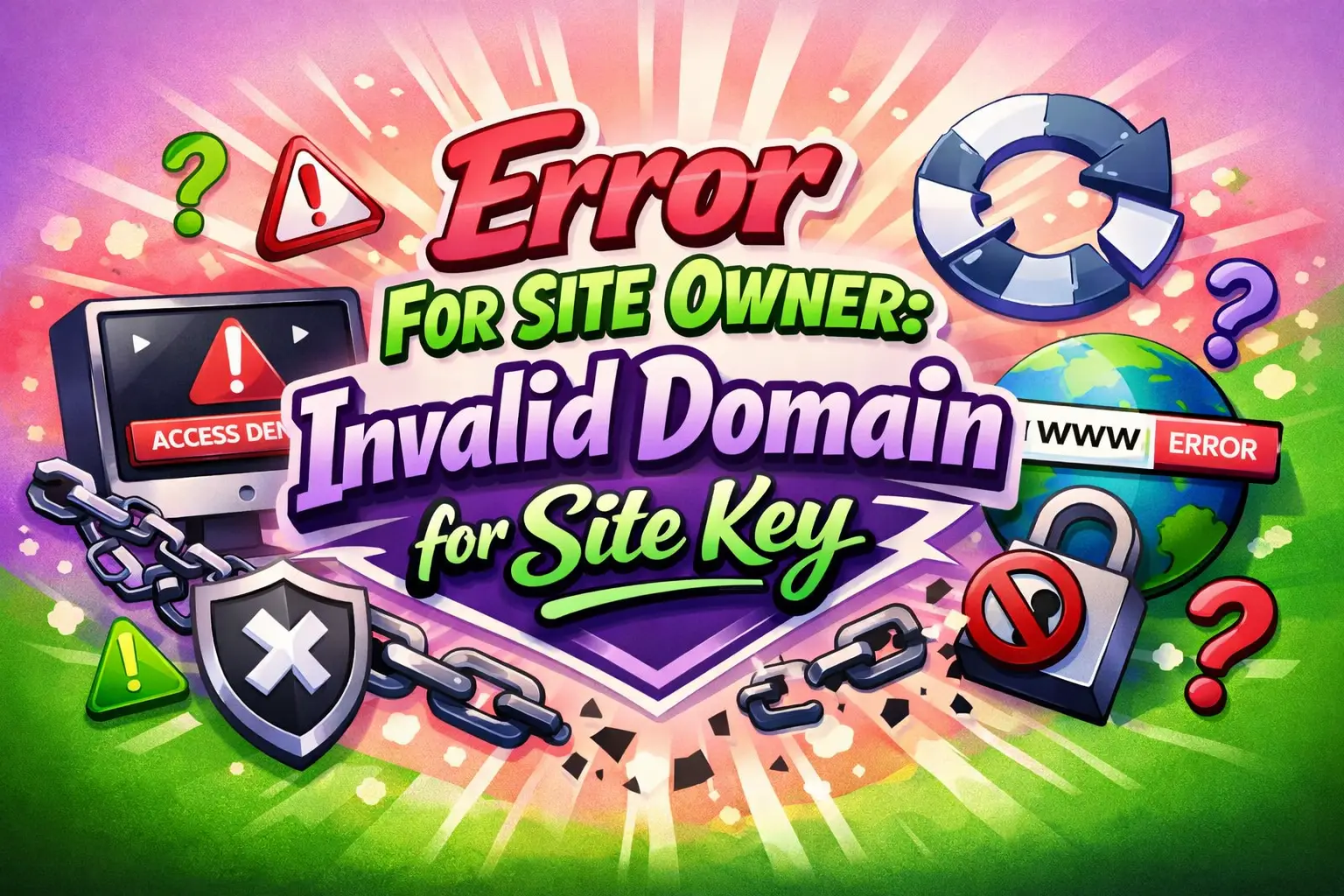 Error For Site Owner: Invalid Domain for Site Key