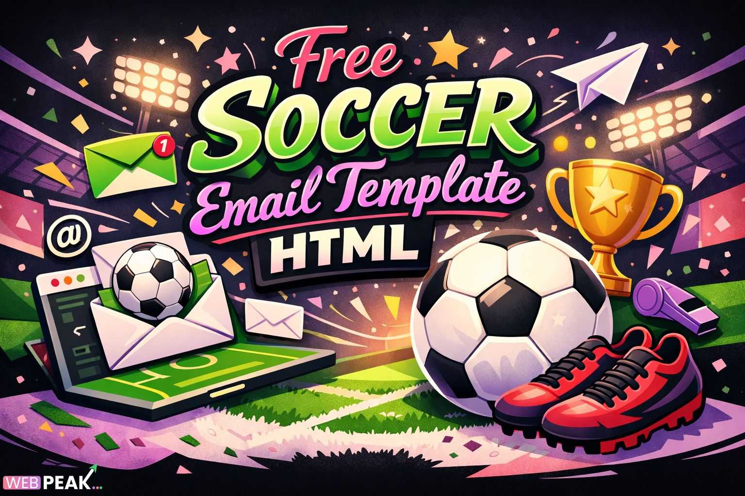 Free Soccer Email Template HTML
