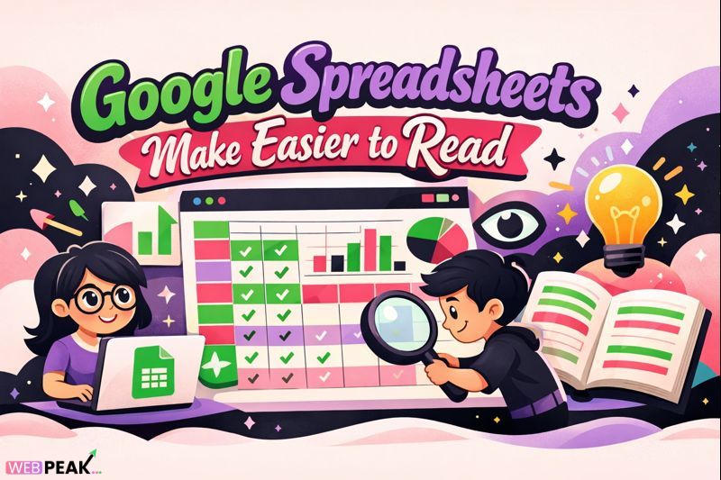 Google Spreadsheets Make Easier to Read