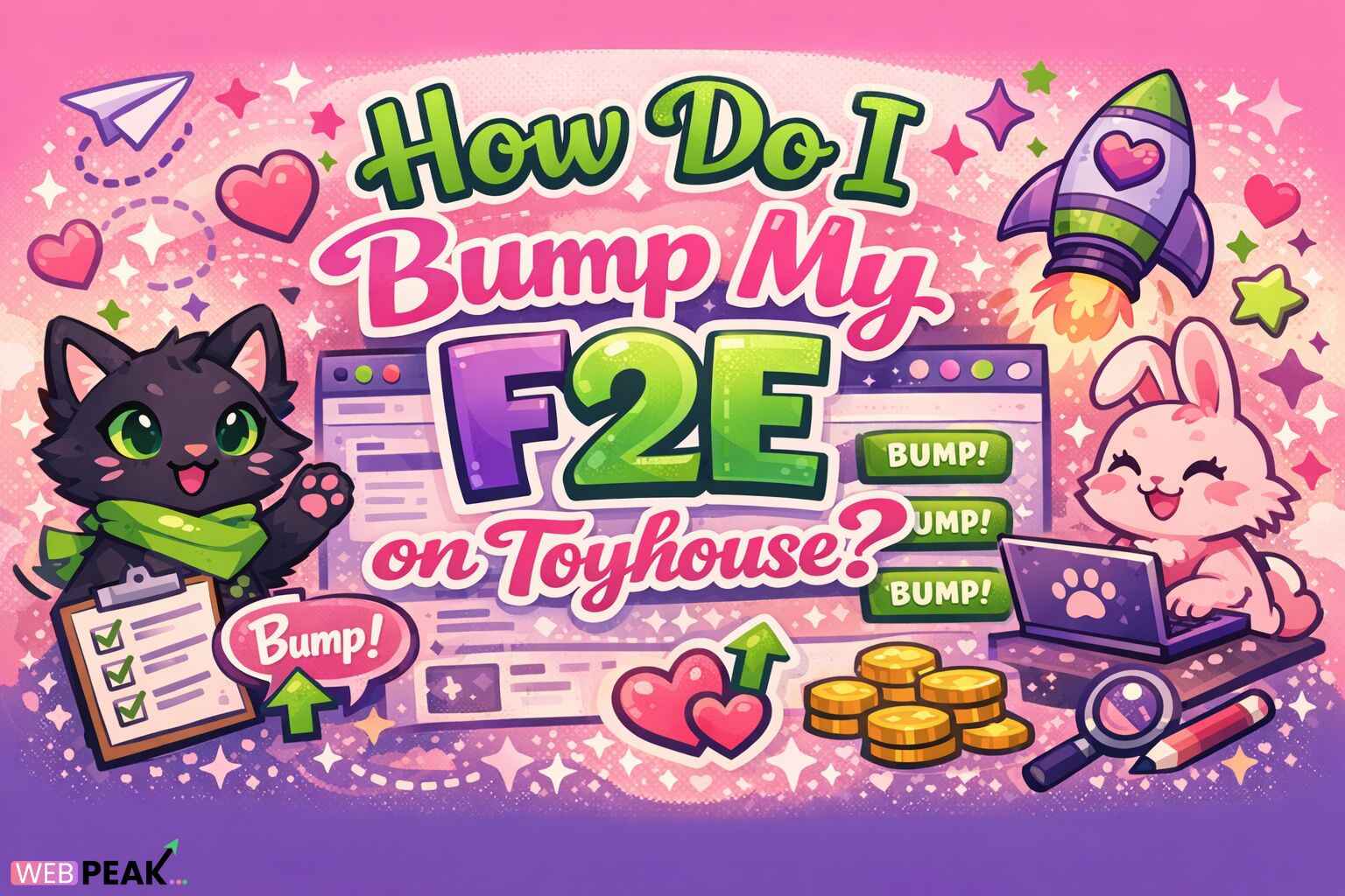 How Do I Bump My F2E on Toyhouse