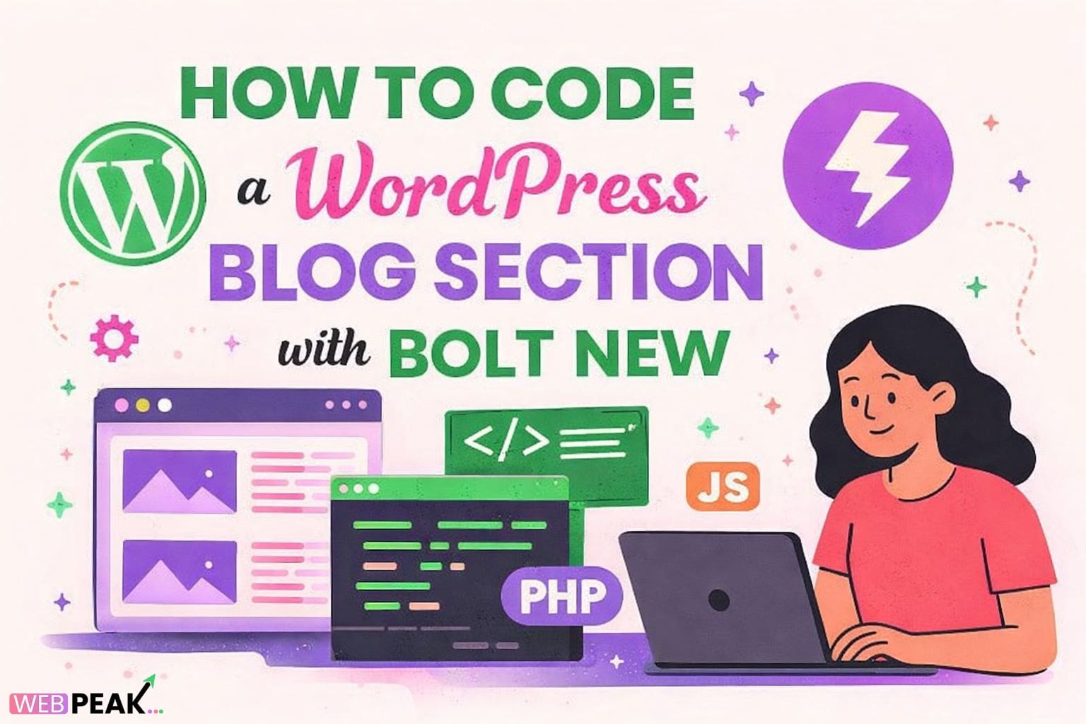 How to Code a WordPress Blog Section with Bolt New