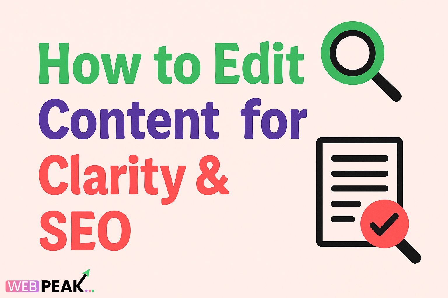 How to Edit Content for Clarity & SEO (new angle)