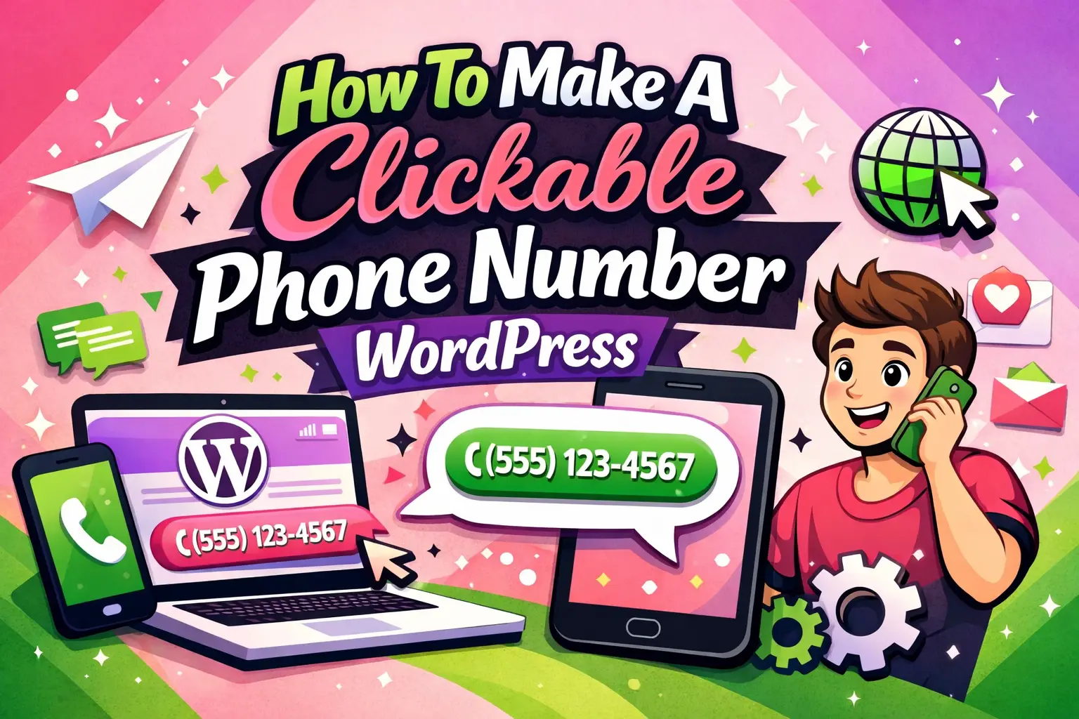 How To Make a Clickable Phone Number WordPress