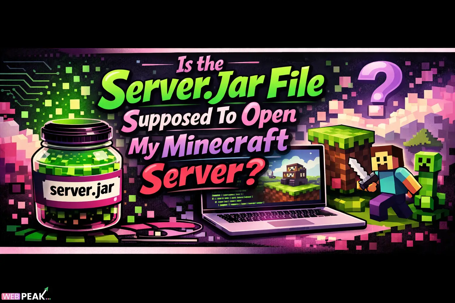 Is the Server.Jar File Supposed To Open My Minecraft Server