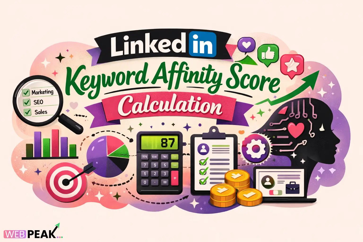 LinkedIn Keyword Affinity Score Calculation