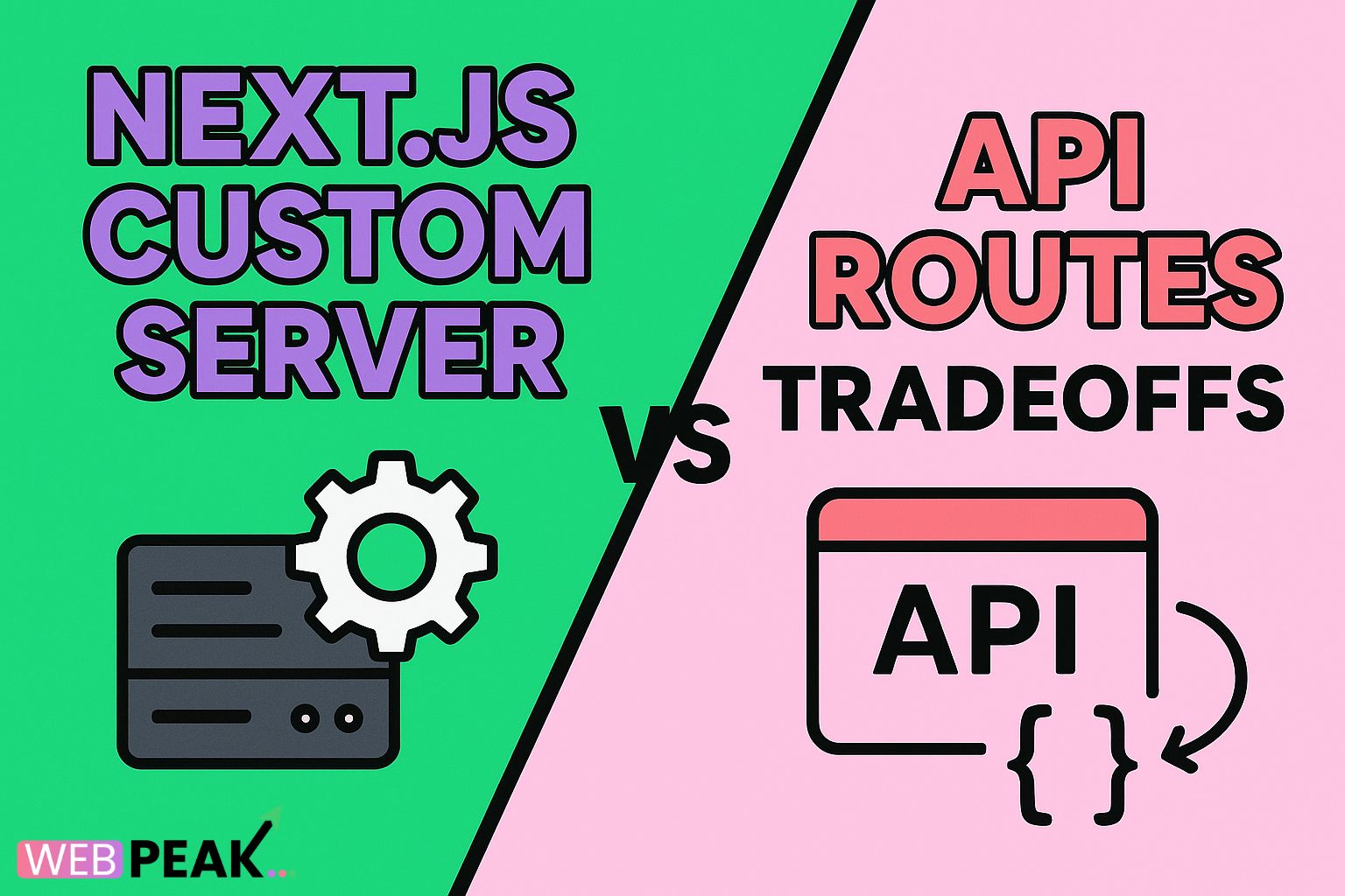 Next.js Custom Server vs API Routes Tradeoffs