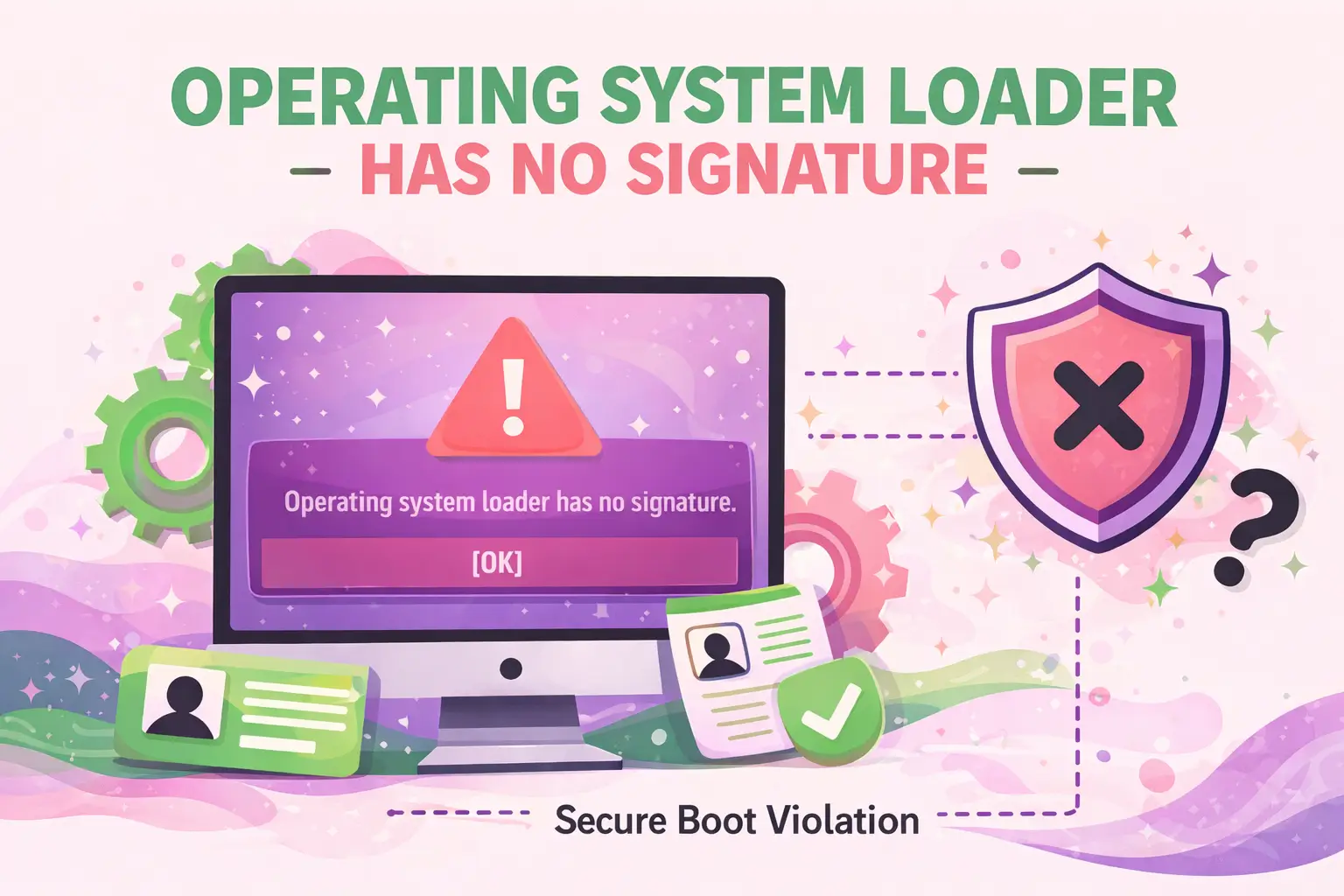 Operating System Loader Has No Signature