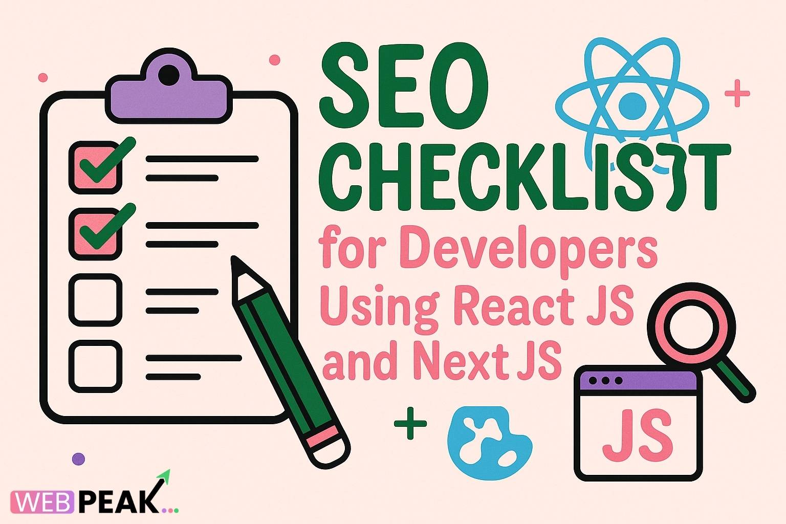 SEO Checklist for Developers Using React JS and Next JS