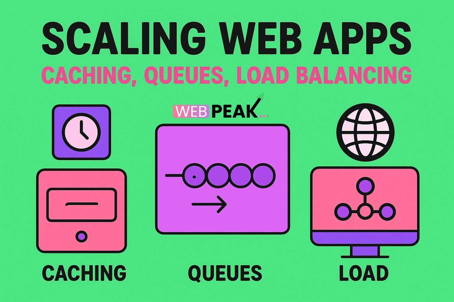 Scaling Web Apps: Caching, Queues, Load Balancing