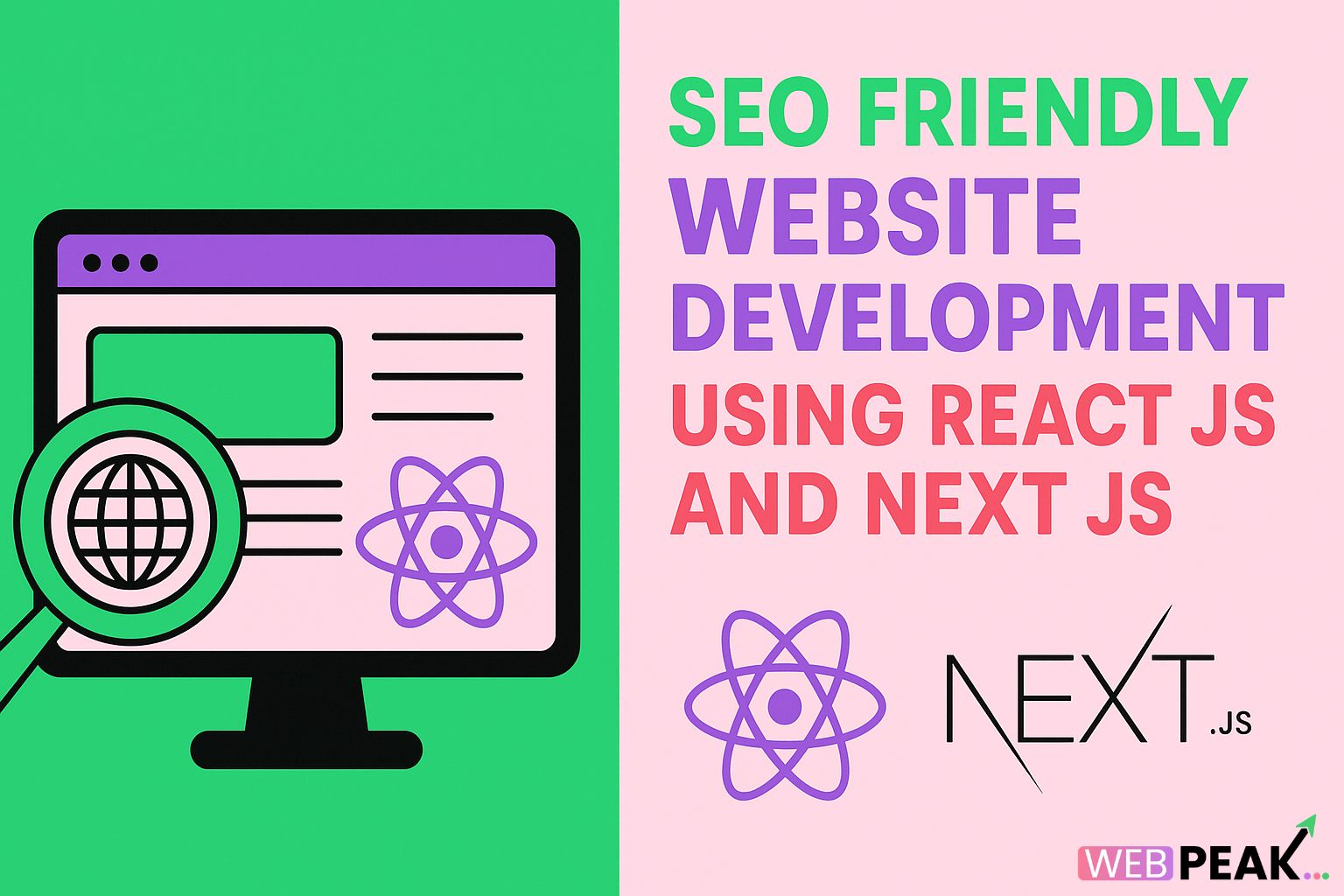 SEO Friendly Website Development Using React JS and Next JS