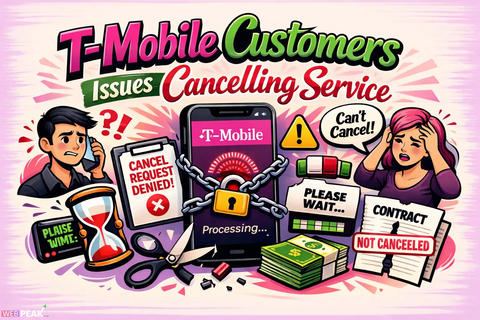 T-Mobile Customers Issues Cancelling Service