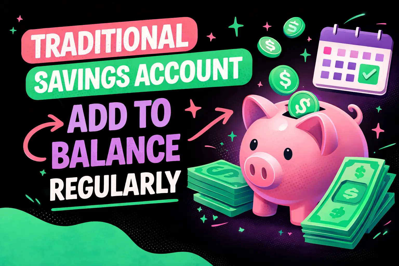 Traditional Savings Account Add to Balance Regularly