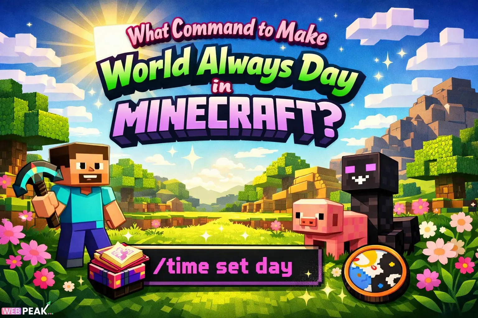 What Command to Make World Always Day in Minecraft