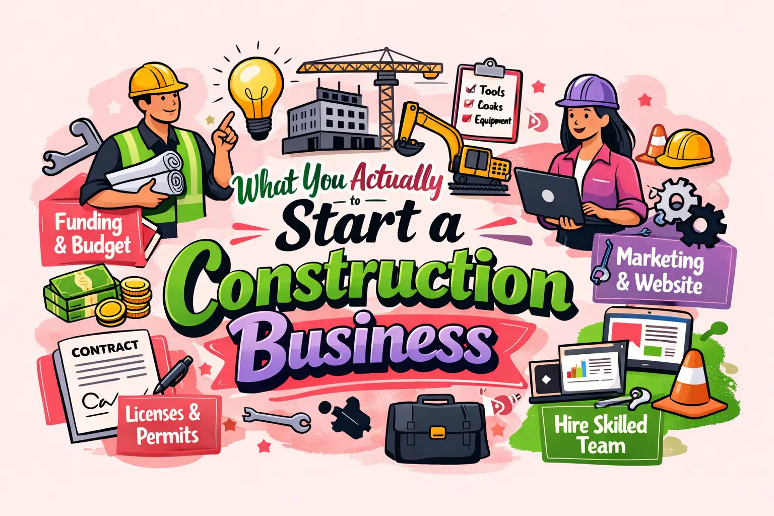 What You Actually Need to Start a Construction Business
