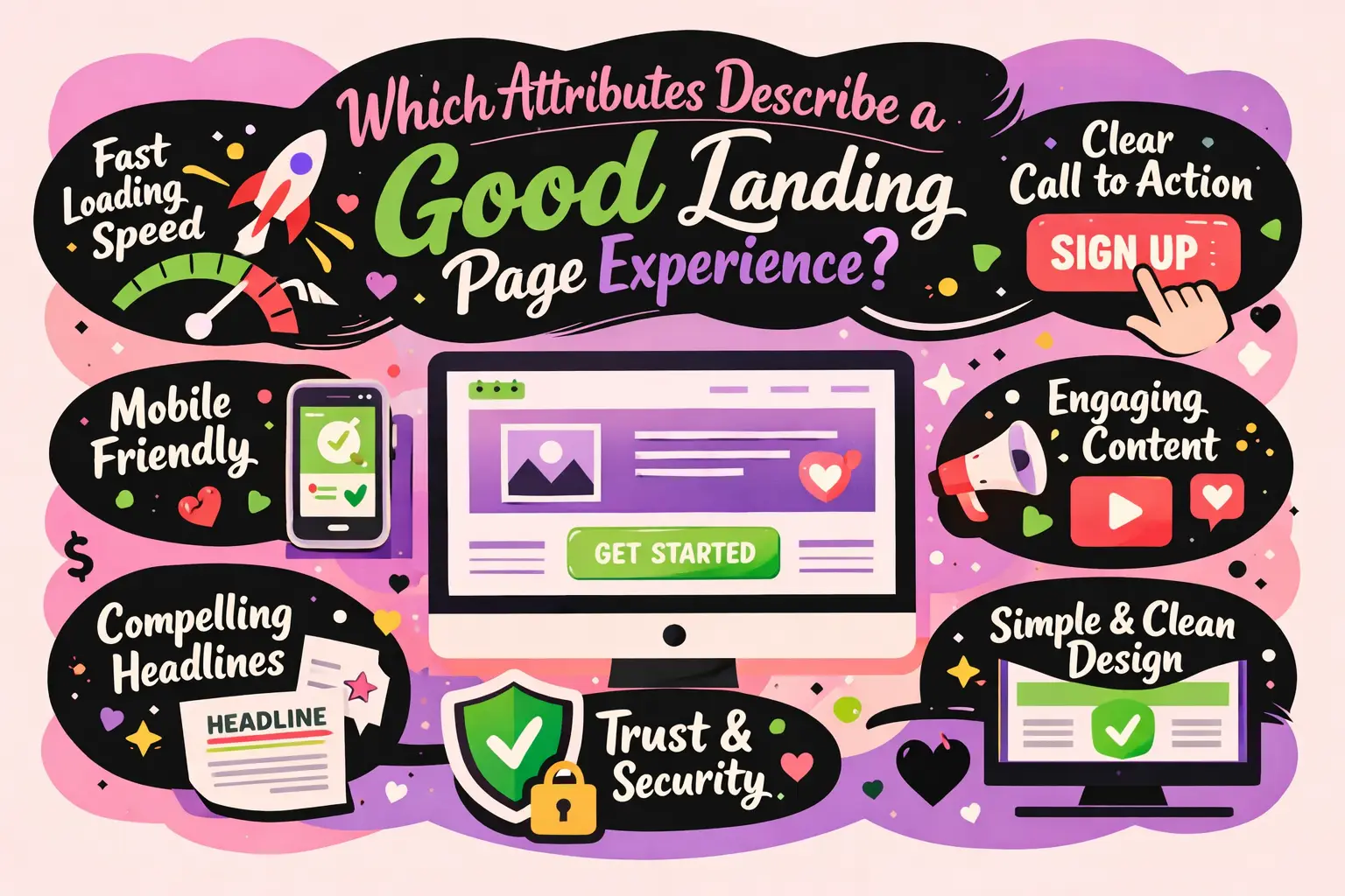 Which Attributes Describe a Good Landing Page Experience