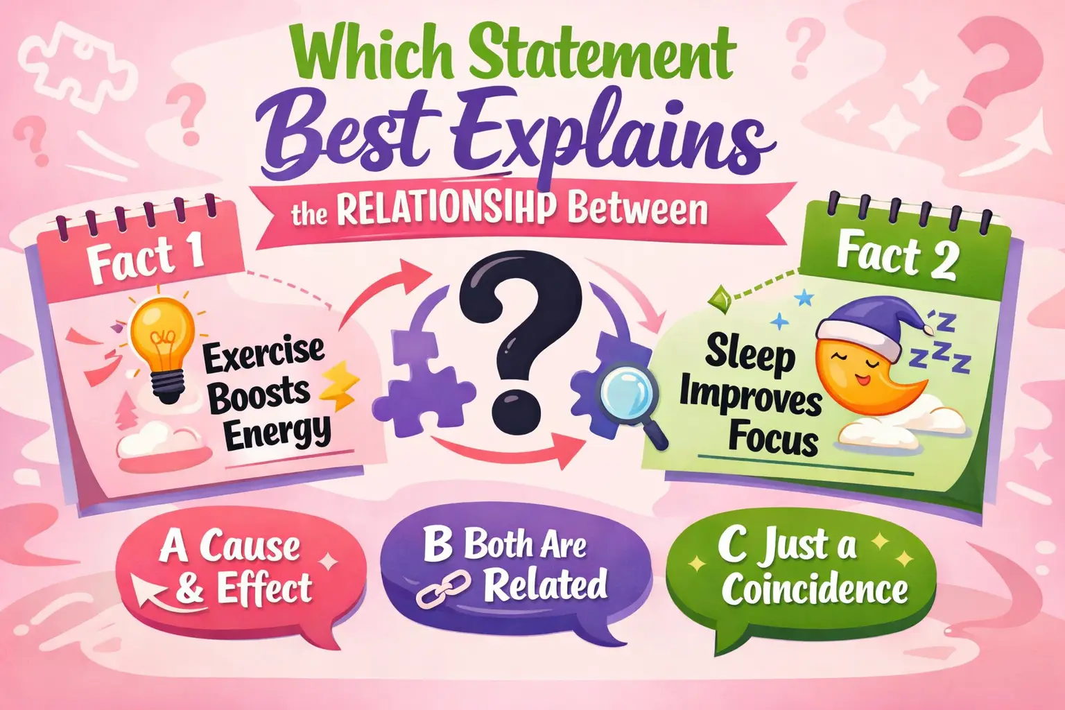 Which Statement Best Explains the Relationship Between These Two Facts