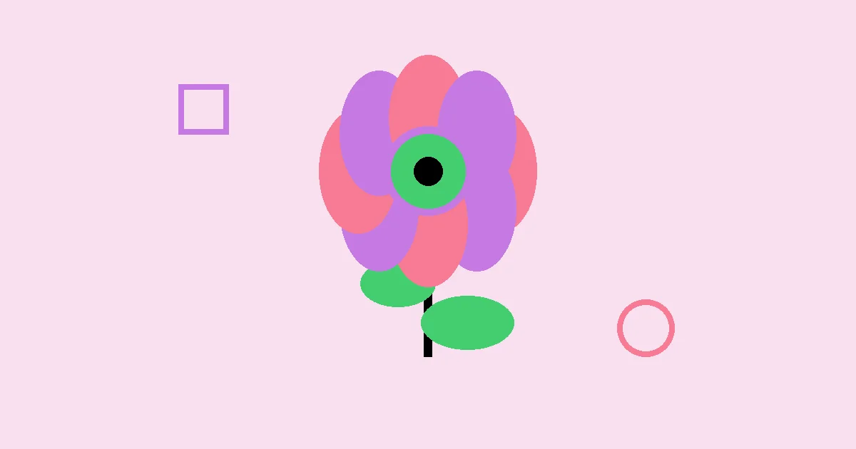 Flower Graphic Design Techniques for Fresh Brand Identity