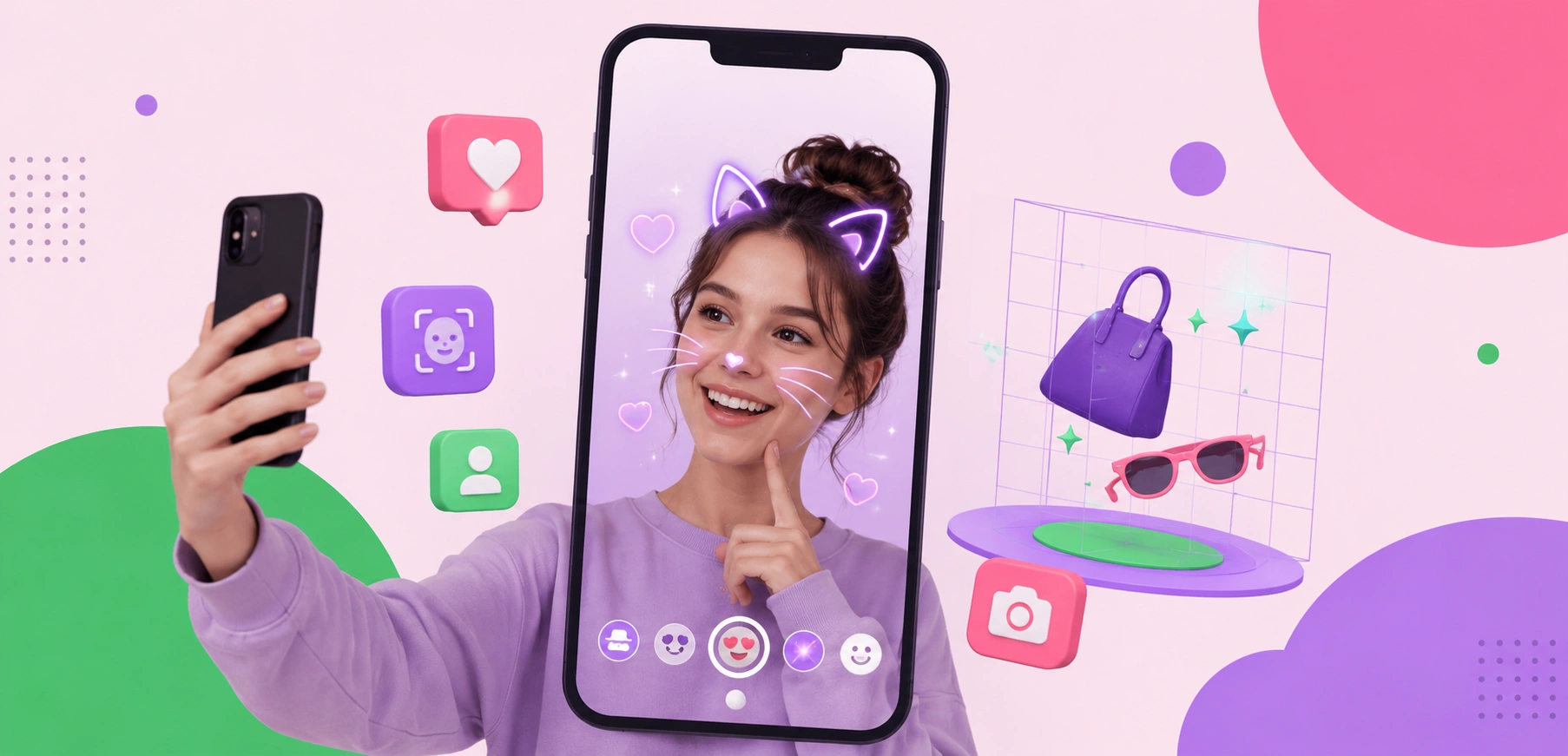 How Is Augmented Reality Used in Social Media