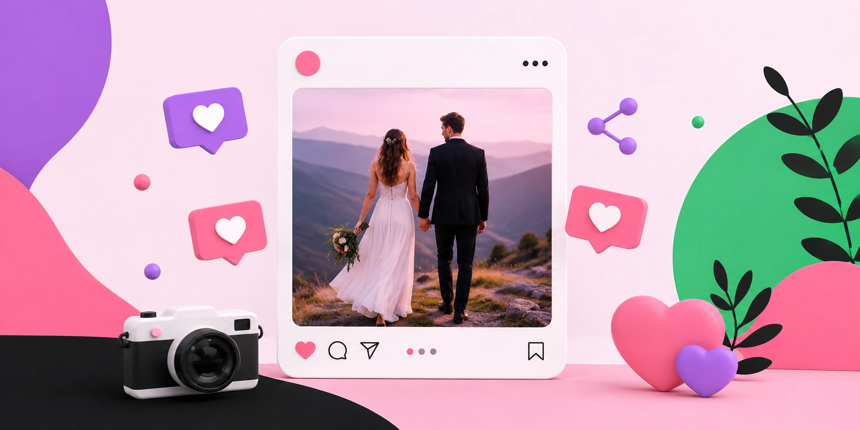 How to Announce Elopement on Social Media