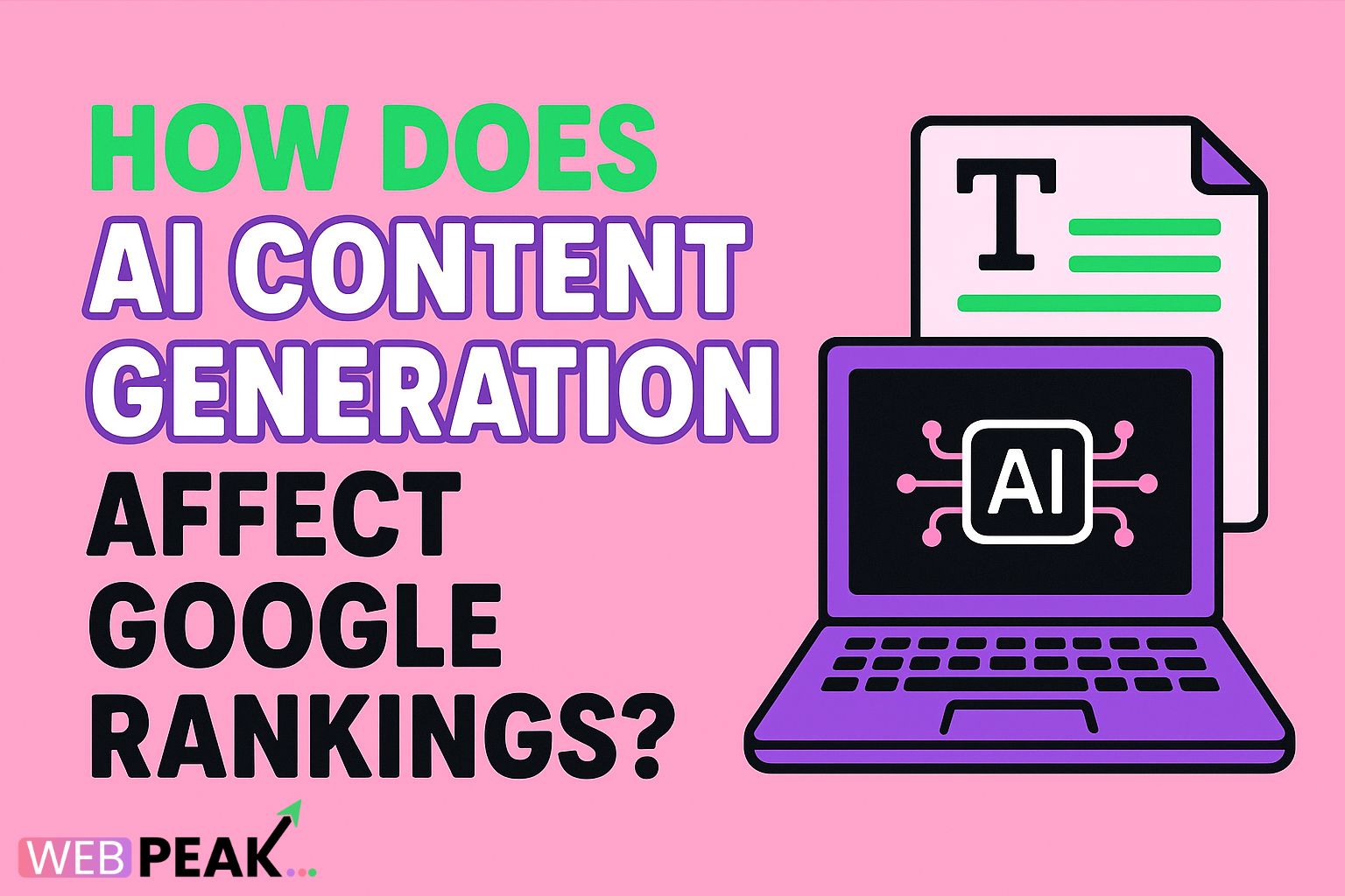How Does AI Content Generation Affect Google Rankings?