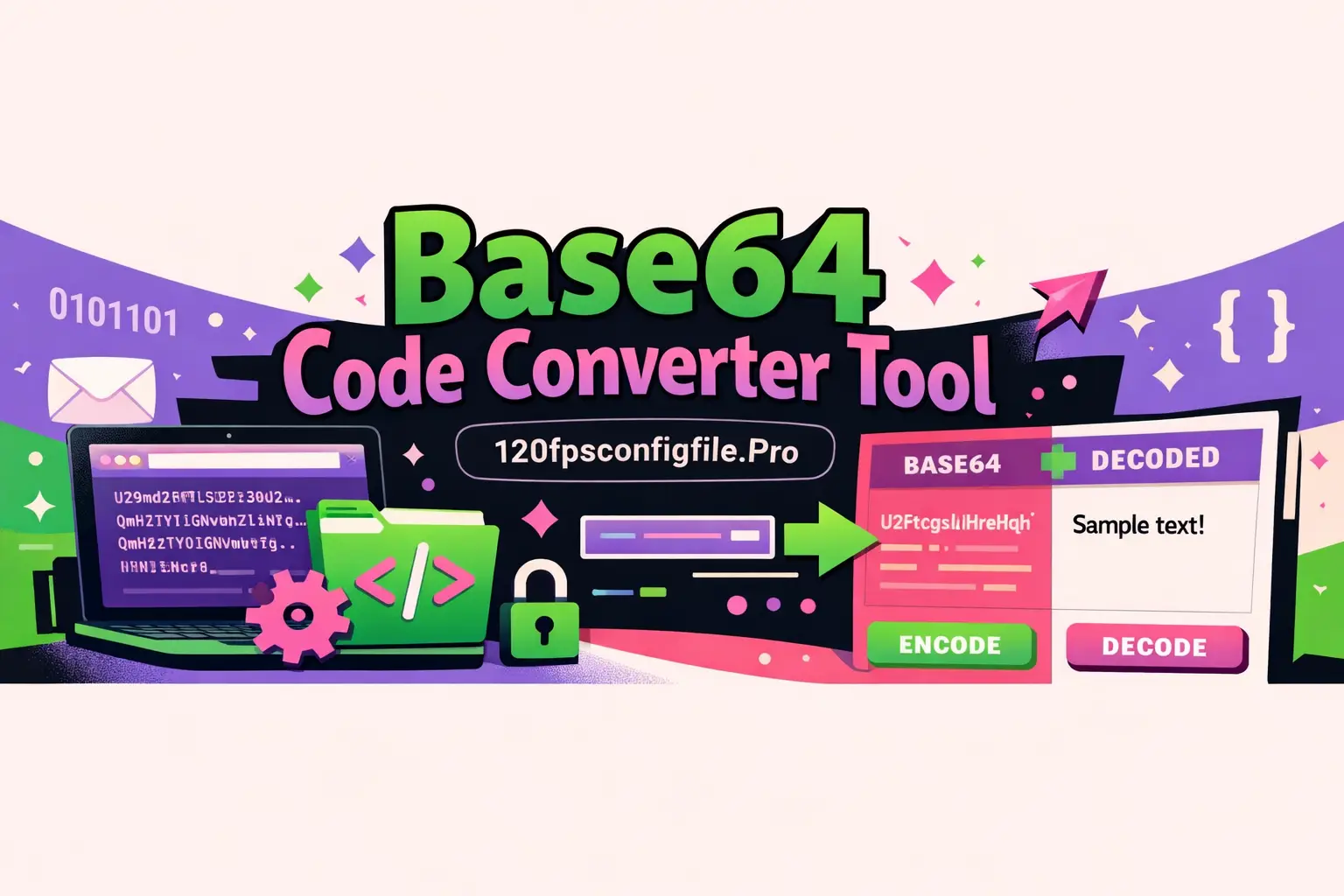 Base64 Code Converter Tool 120fpsconfigfile.Pro