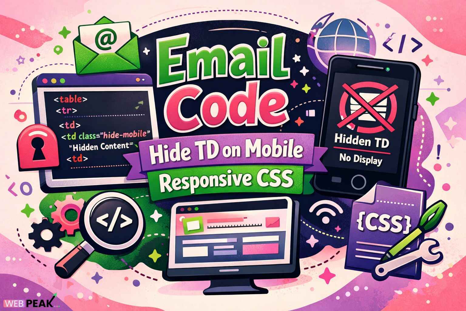 Email Code Hide TD on Mobile Responsive CSS