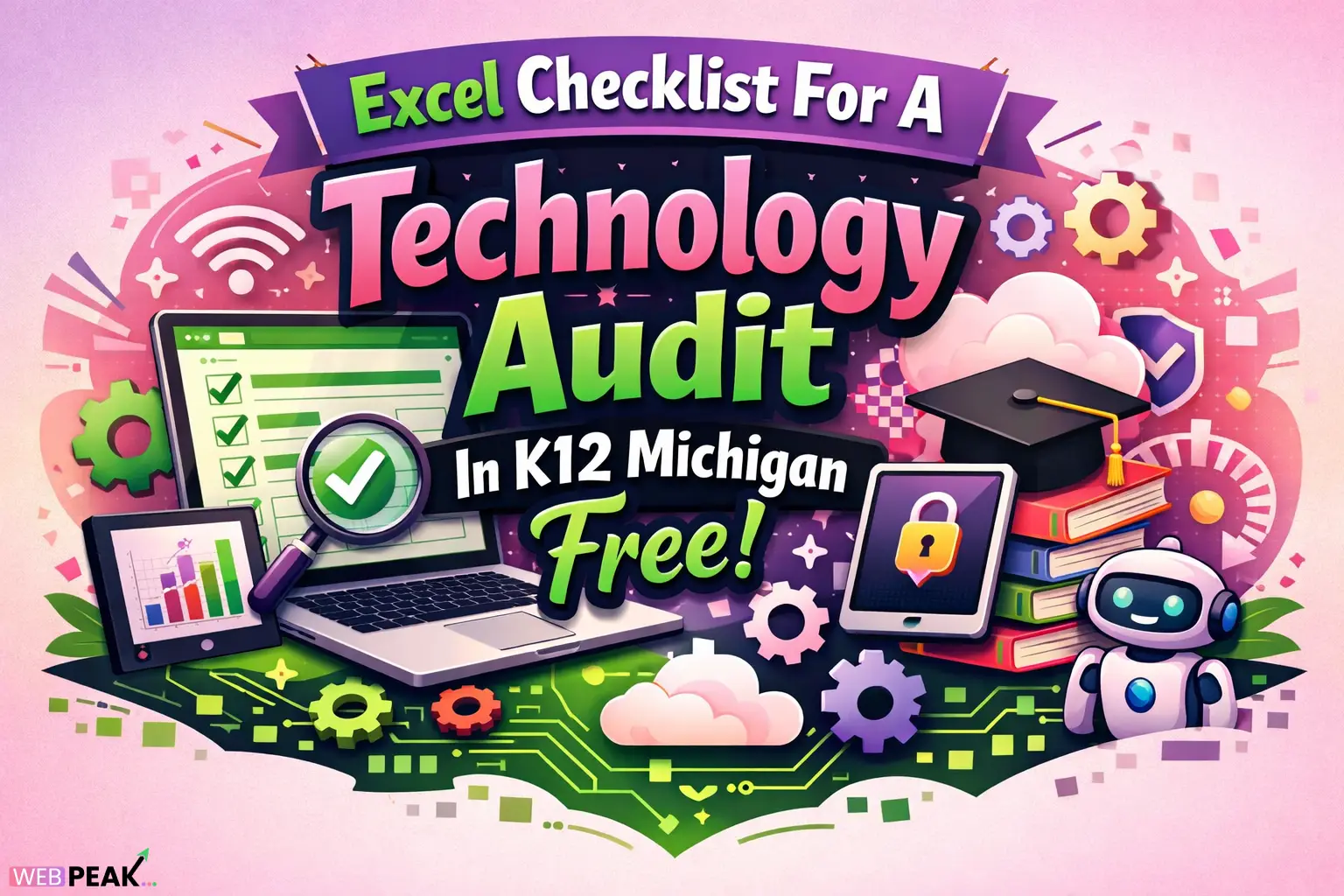 Excel Checklist for a Technology Audit In K12 Michigan Free