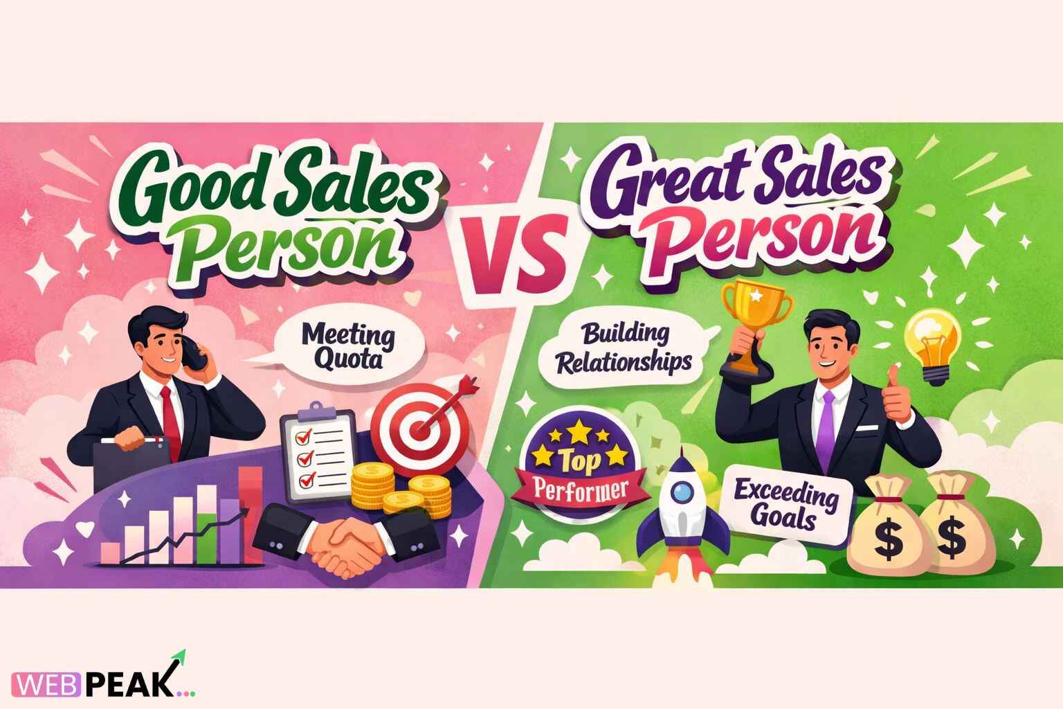 Good Sales Person vs Great Sales Person