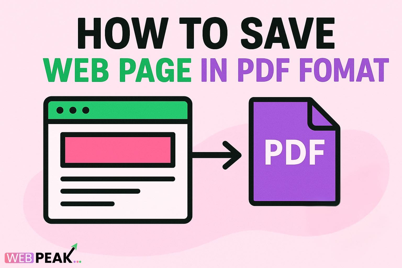 How To Save Web Page in PDF Format