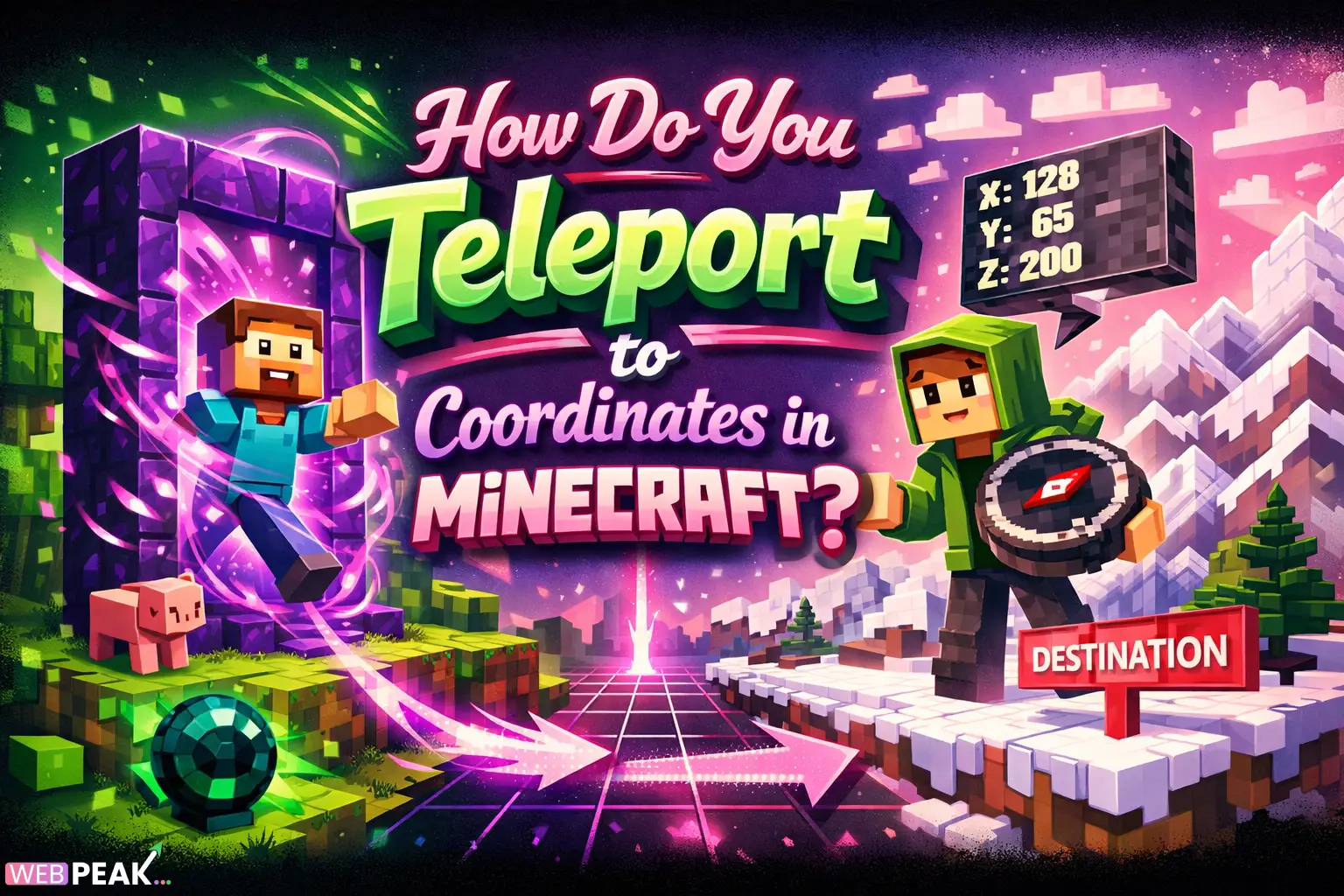 How to Teleport to Coordinates in Minecraft