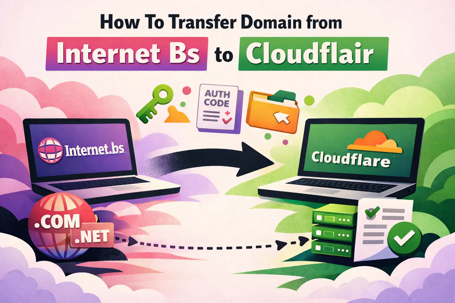 How To Transfer Domain from Internet Bs to Cloudflair