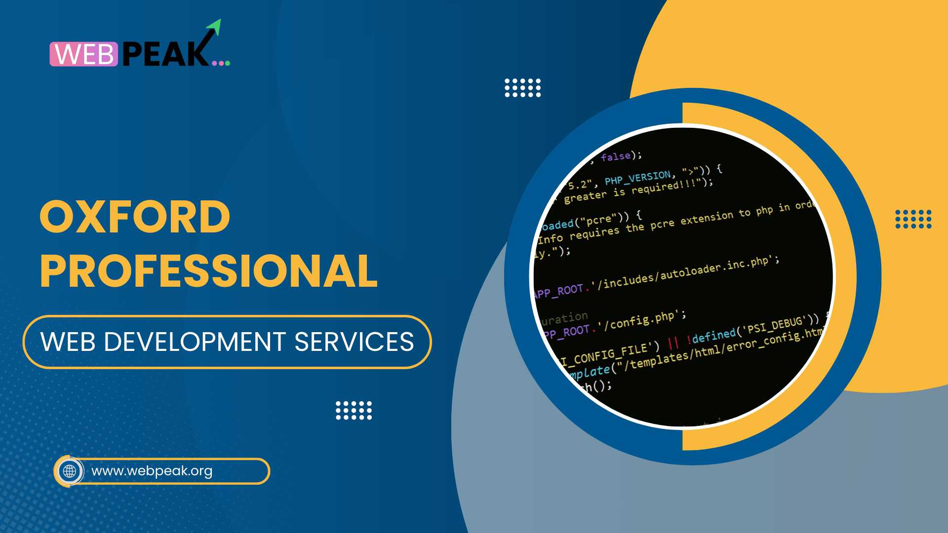Oxford Professional Web Development Services
