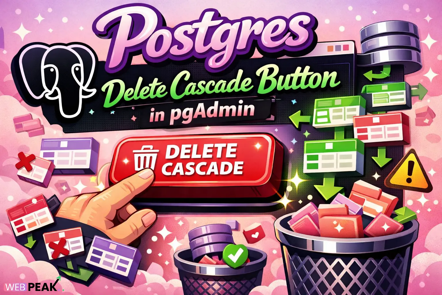 Postgres Delete Cascade Button Pgadmin