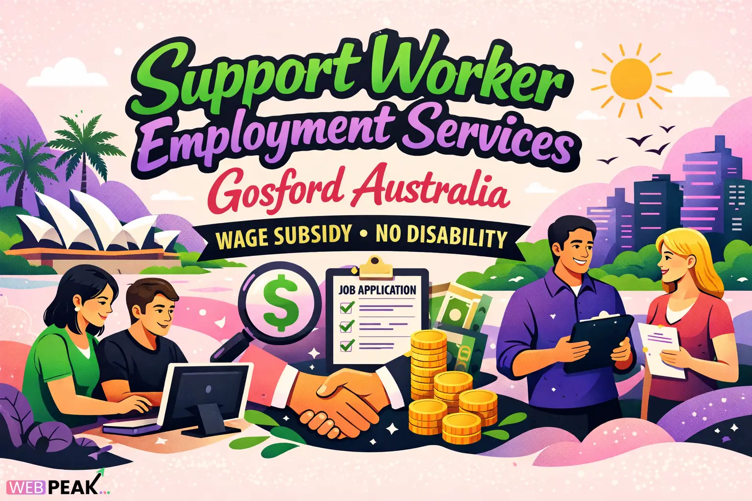 Support Worker Employment Services Gosford Australia Wage Subsidy No Disability