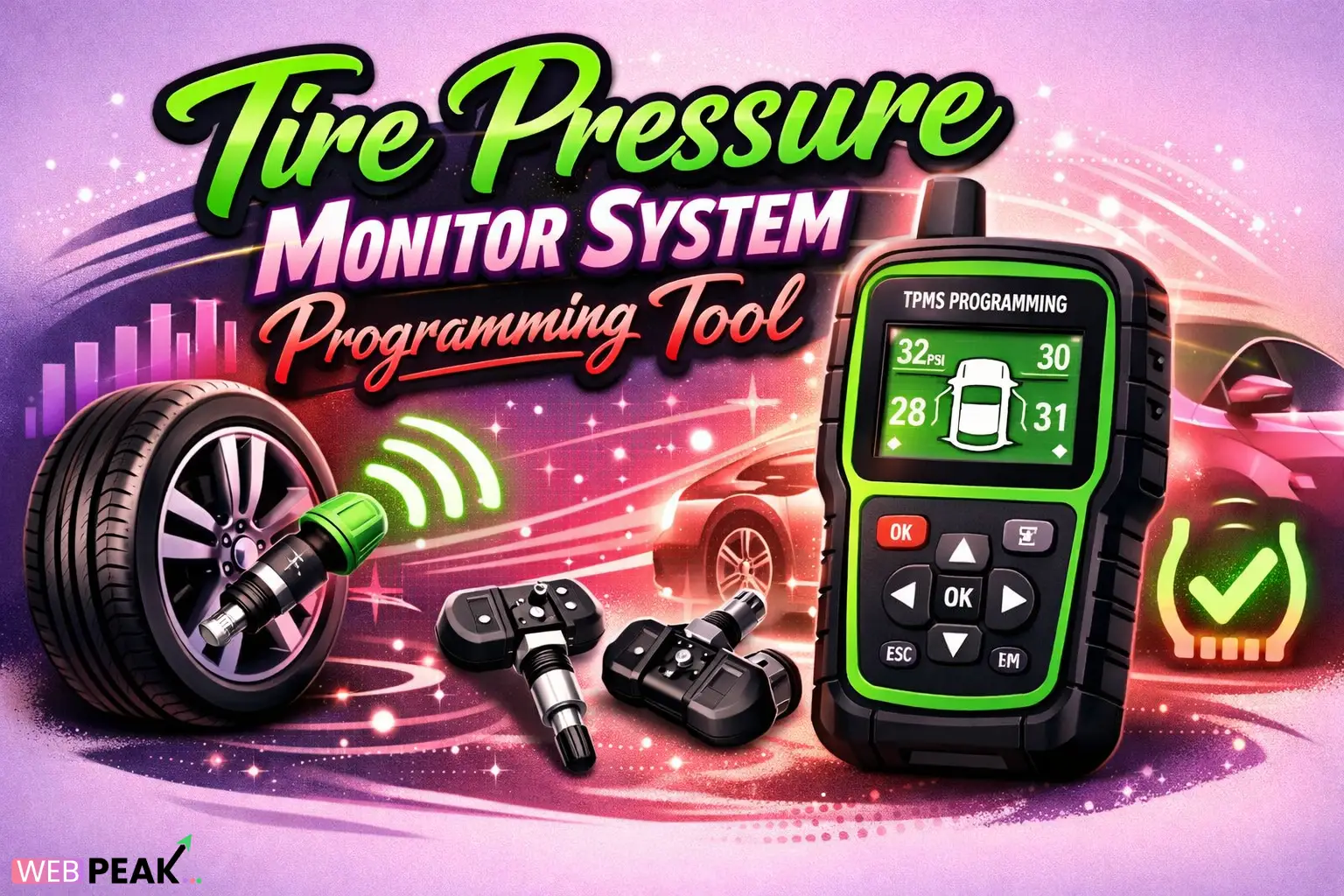 Tire Pressure Monitor System Programming Tool